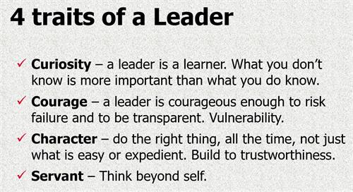 Traits of a Leader
