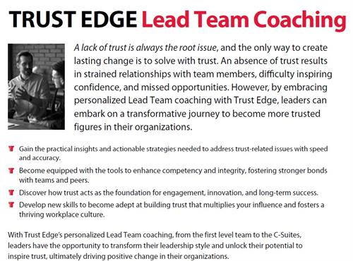 Lead Team Coaching