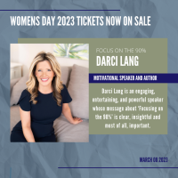International Women's Day: Darci Lang's Focus on the 90%