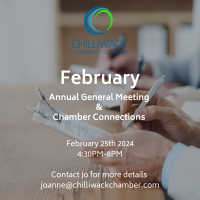 Annual General Meeting & February 2025 Chamber Connections: Save The Date