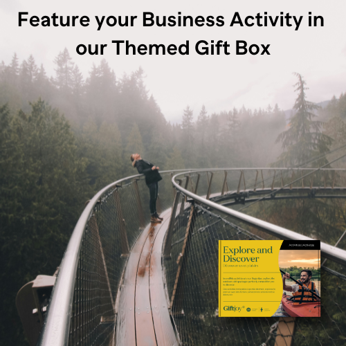 Feature your Activity or Experience in our Epic Adventure Themed Gift Box