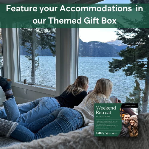 Partner: The Lodge on Harrison Lake - Romantic Getaway Themed Gift Box