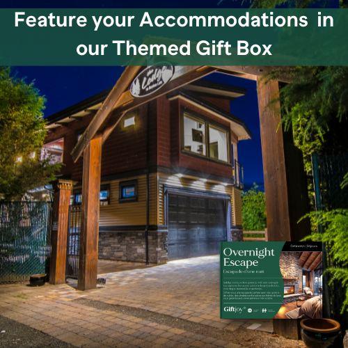 Partner: The Lodge on Harrison Lake - Overnight Escape Themed Gift Box