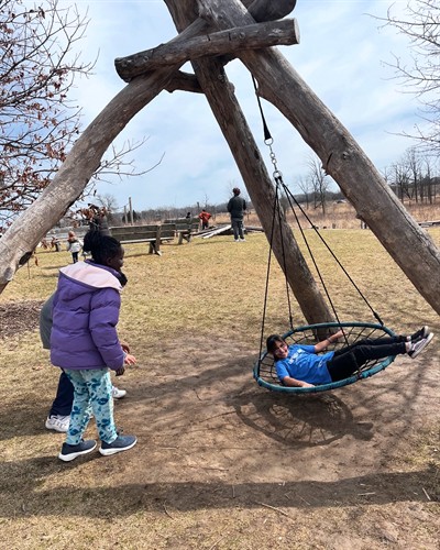 Swing at Marty's Playspace