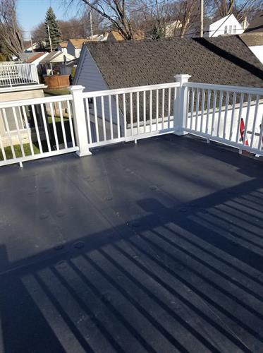 Rubber Roofing Deck