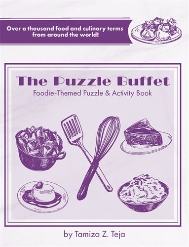 The Puzzle Buffet: Foodie-Themed Puzzle & Activity Book. Amazon: https://bit.ly/puzzlebuffet