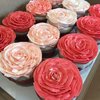 Cupcakes with Buttercream Roses