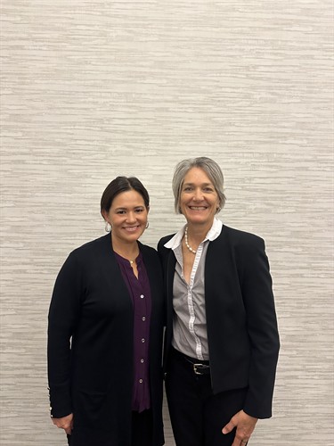 Ligaya Lange, Director of Corporate Outreach & Mary MOran, StigmaFree Workplace 