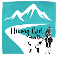 Hiking Girl with Dog