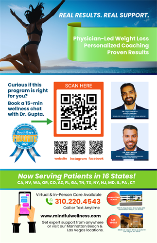 We offer a 15 minute consult with Dr. Gupta - to see if this program is for you!