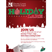 Decatur County Memorial Hospital: Holiday Lane
