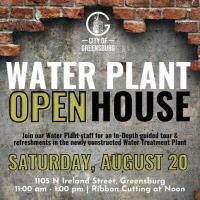 RIBBON CUTTING CEREMONY & OPEN HOUSE: Water Treatment Plant