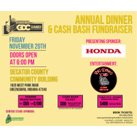 2025 Annual Dinner & Cash Bash Fundraiser