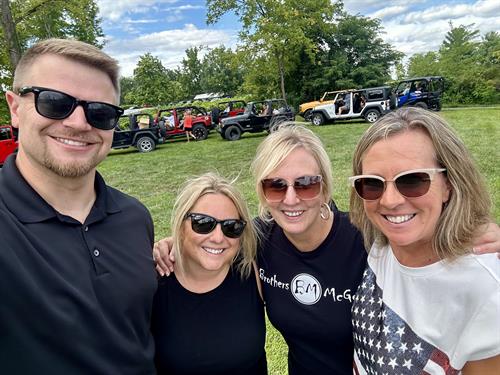 The team at the 2024 Jeep Ride-Client Appreciation Event.