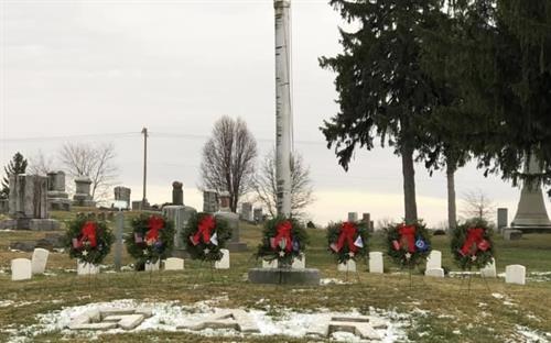Wreaths Across America ceremony at South Park Cemetery