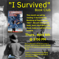 "I Survived" Book Club Meeting - "I Survived the Bombing of Pear Harbor"