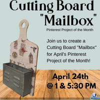 Pinterest Project of the Month - Cutting Board "Mailbox"