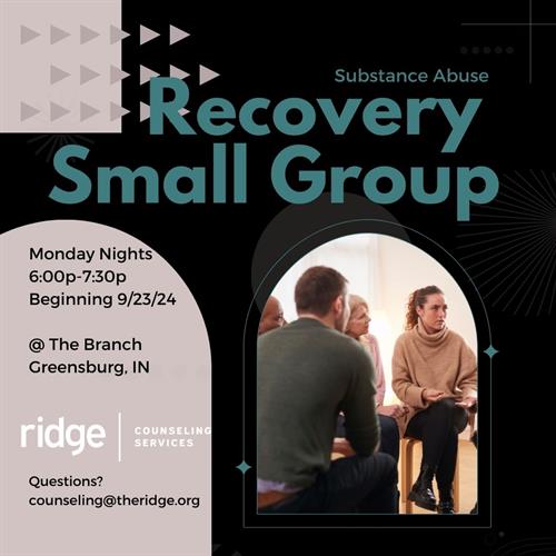 New Recovery Group on Monday's at The Branch 6pm