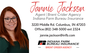 Jannie Jackson - Indiana Farm Bureau Insurance - Brent Crider Agency