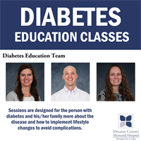 Diabetes Education Classes – May