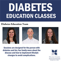 Diabetes Education Classes – November