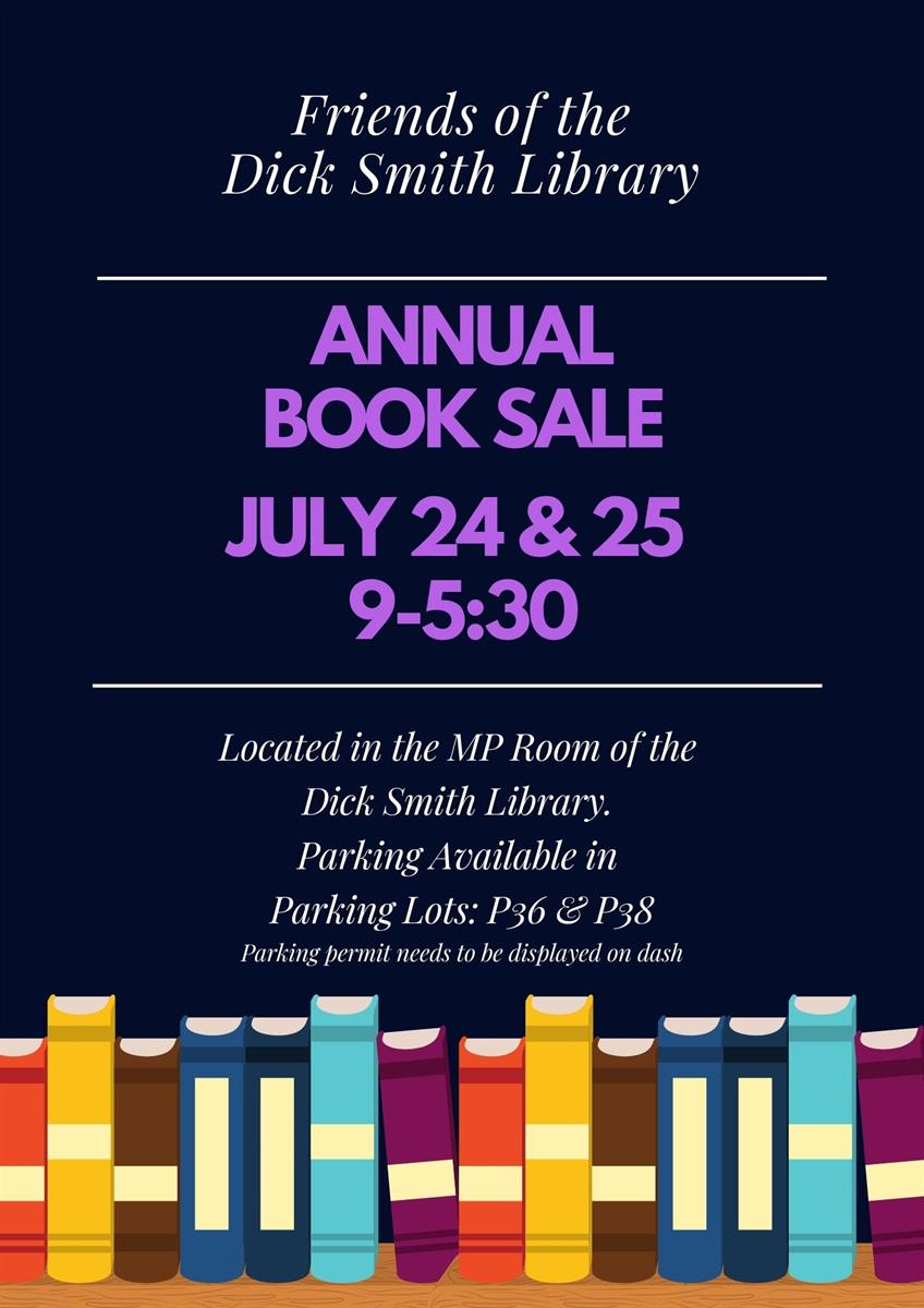 Friends of the Dick Smith Library Annual Book Sale - Jul 25, 2024 -  publiclayoutevents - Stephenville Chamber of Commerce, TX