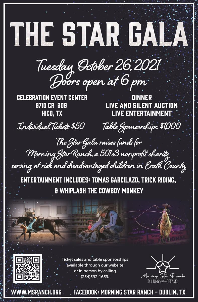 The Star Gala - Oct 26, 2021 - publiclayoutevents - Stephenville ...