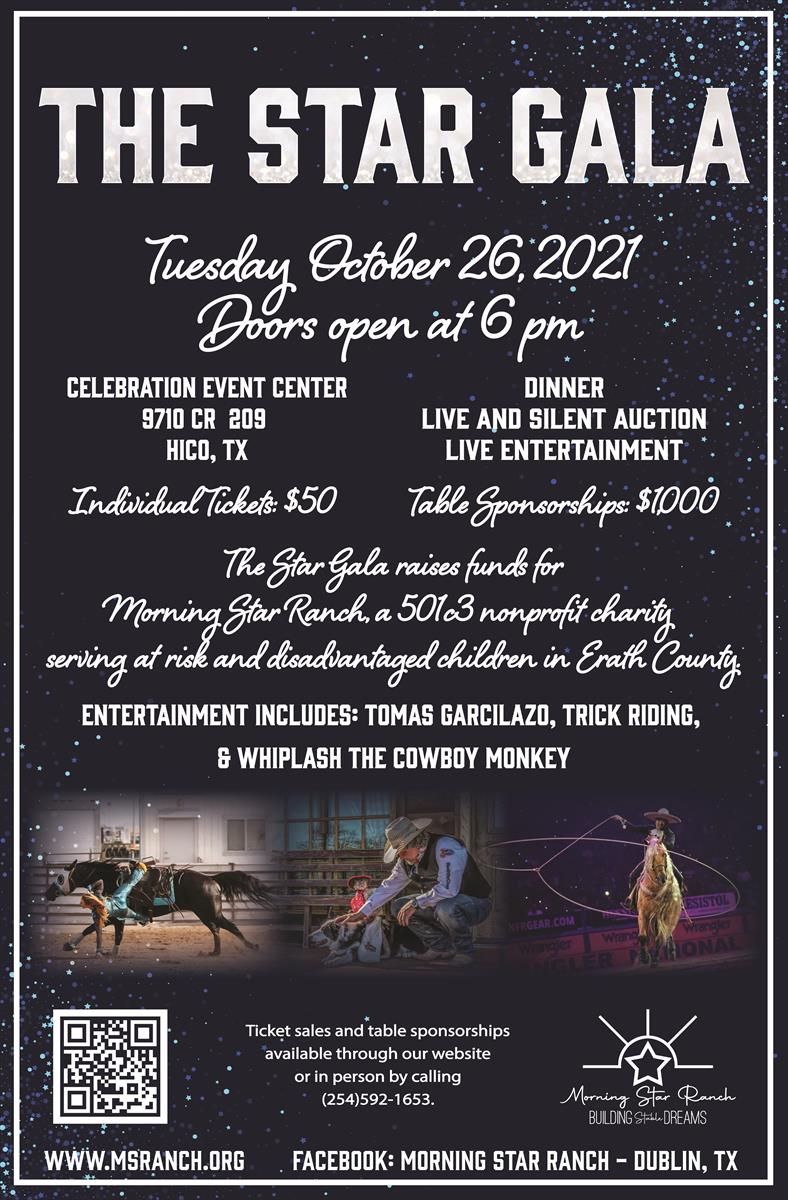 The Star Gala Oct 26, 2021 publiclayoutevents Stephenville