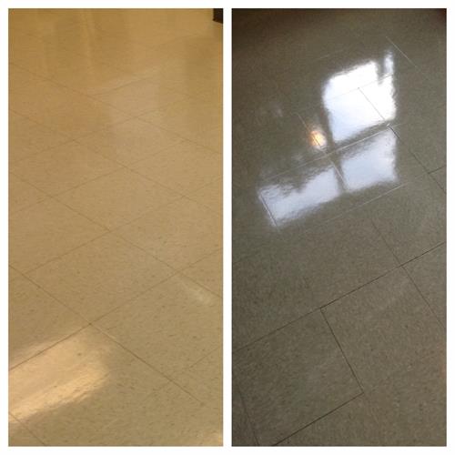 Before/After - Floor Refinishing