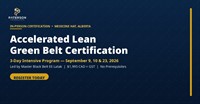 Accelerated Lean Green Belt Certification - Medicine Hat