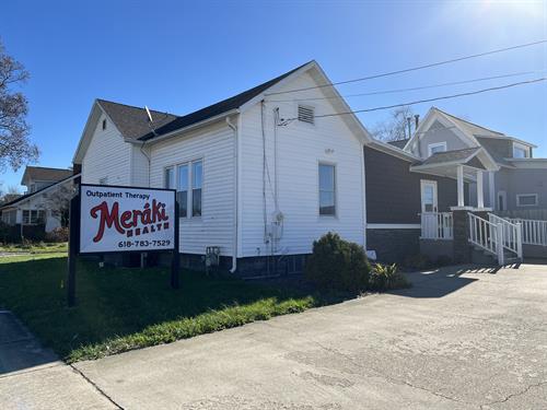 Meraki Health office on the corner of Linden and Jefferson in Effingham. 