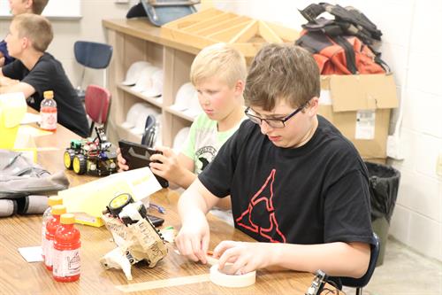 The summer Teens with Tools program exposes junior high students to career and technical programs. 