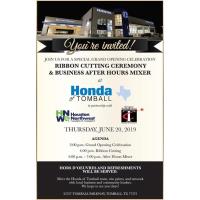Business After Hours at Honda of Tomball - Grand Opening & Ribbon Cutting 