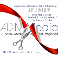 Ribbon Cutting Ceremony ADIM Media, LLC following GTACC Luncheon 