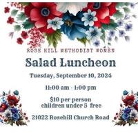 Salad Luncheon at Rose Hill Methodist Church