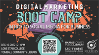 Free Intro to Social Media for Business Class Coming Up On Dec 10th - Partnership Between Modern Marketing & Media and LCS - Tomball Library