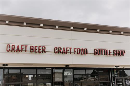Craft Beer + Craft Food + Bottle Shop
