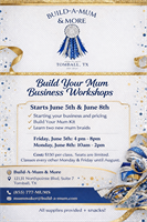 Build A Mum Workshop on June 5 and June 8