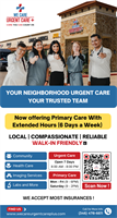 Primary care services now offered at We Care Urgent Care Plus