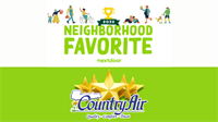 Country Air Voted 2022 Nextdoor Neighborhood Favorite