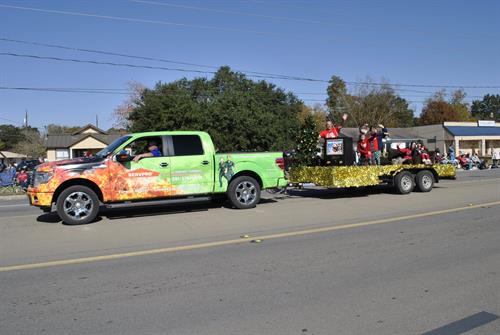 SERVPRO of Spring/Tomball in the 2019 Tomball Holiday Parade!