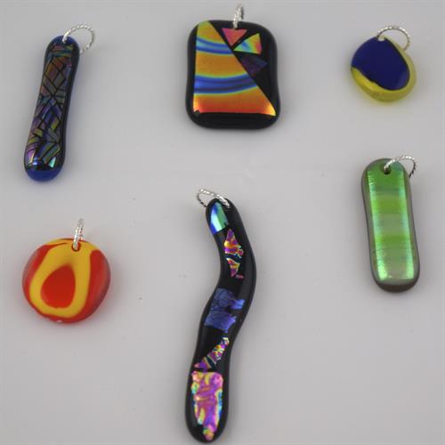 Glass Jewelry examples - come purchase or make your own.