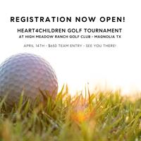 Registration and sponsorship opportunities OPEN for Heart4Children First Annual Golf Tournament!