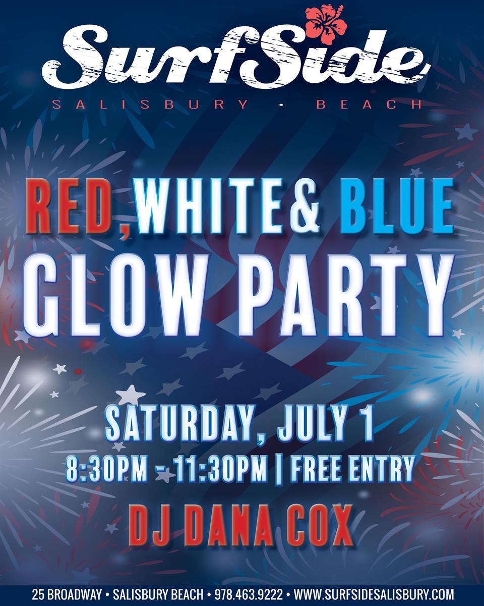 Fireworks Beach Blast! Red, White & Blue Glow Party ft. Dana Cox on the