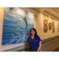 "On the Water" Solo Exhibition by artist Andria Alex