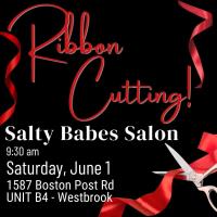 Ribbon Cutting at Salty Babes Salon