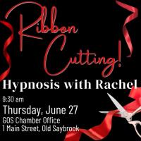 Ribbon Cutting for Hypnosis with Rachel
