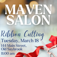 Ribbon Cutting at Maven Salon