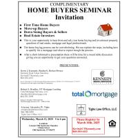 COMPLIMENTARY HOME BUYERS SEMINAR