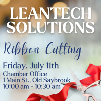 Ribbon Cutting for LeanTech Solutions